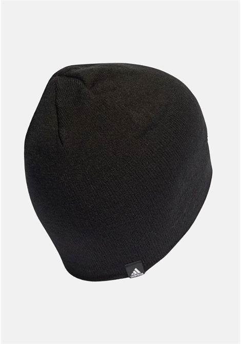 Black beanie with knitted logo for men and women ADIDAS PERFORMANCE | IB2653.